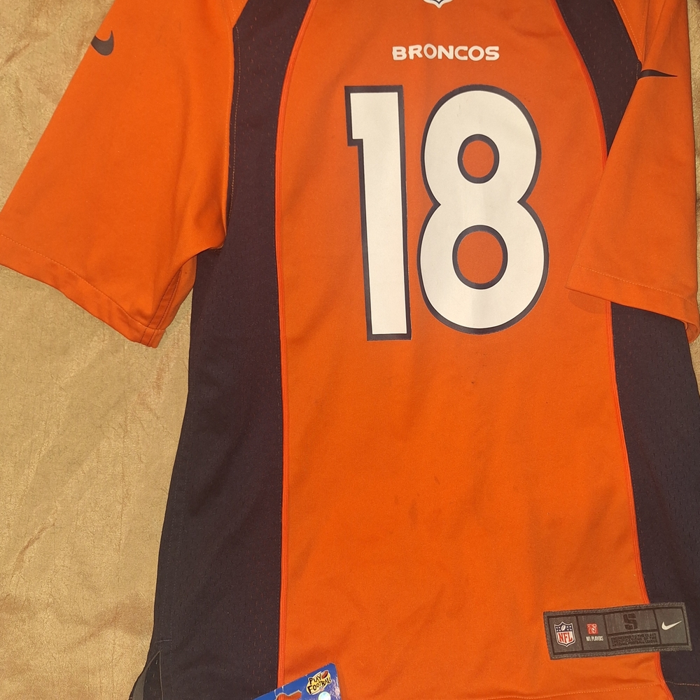 Nike Broncos MANNING Jersey And Koosh